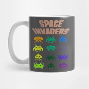 Space Invaders Retro Gaming Vintage Mug